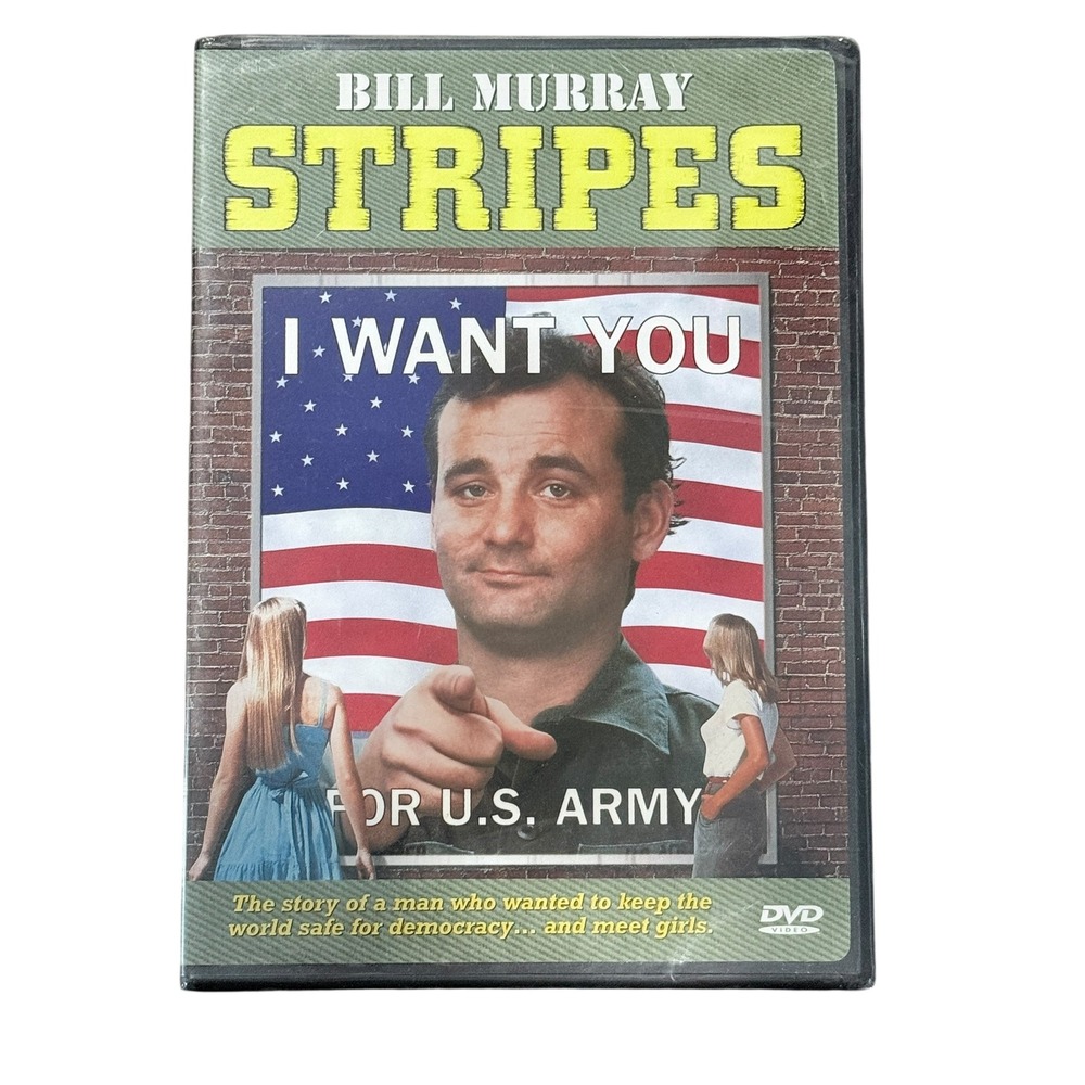 Stripes DVD Bill Murray Comedy Movie Interactive Menu Columbia Pictures‎